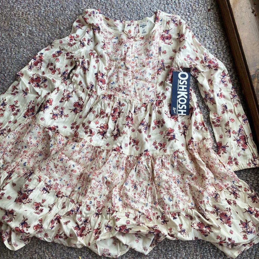 Oshkosh Girls Floral Dress 5T